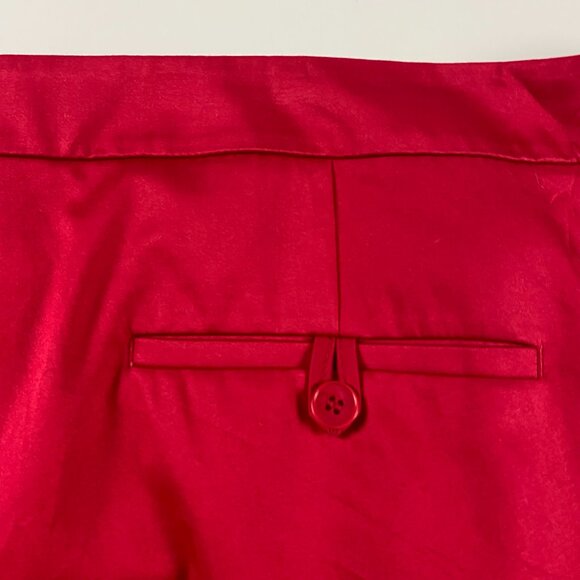 NWOT Talbots Shorts Women's Size 24W Red Plus Size Cotton Spandex Stretch - Picture 4 of 12